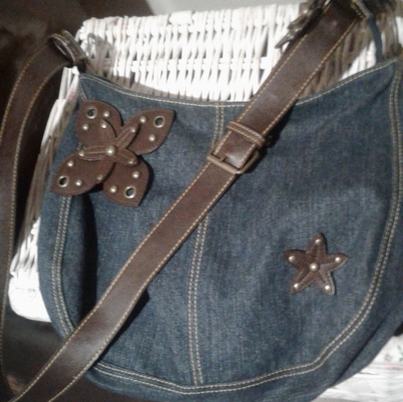 Like new super cute denim purse - Picture 3 of 4